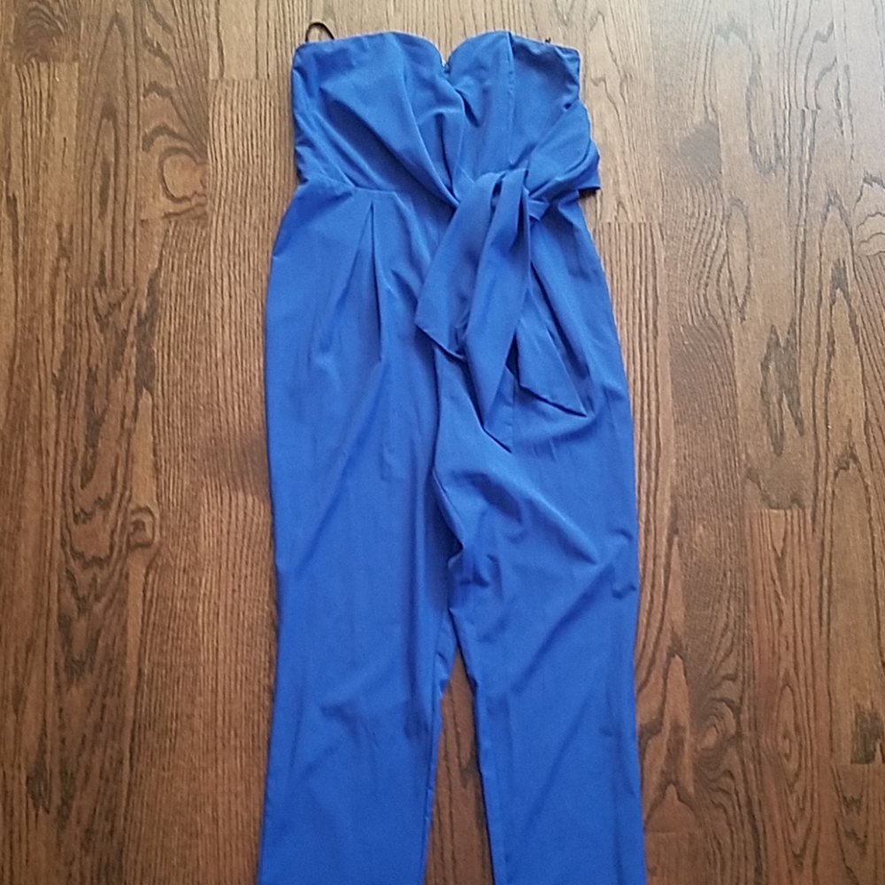 Blue jumpsuit